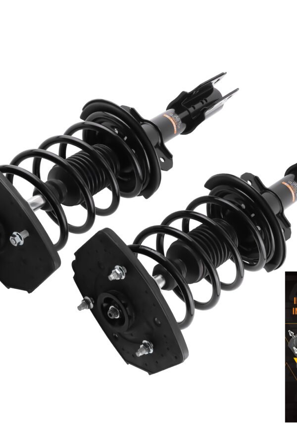 Rear Struts w/ Coil Spring Assembly compatible for Pontiac Grand Prix 2008 172471L 172471R