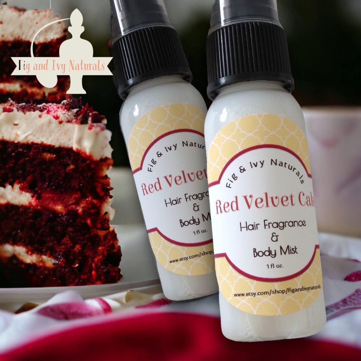 Red Velvet Cake Perfume - Chocolate Body Mist & Hair Fragrance Gourmand