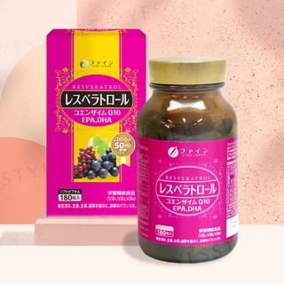 Resveratrol + Coenzyme Q10 + EPA & DHA Capsules 180 Capsules