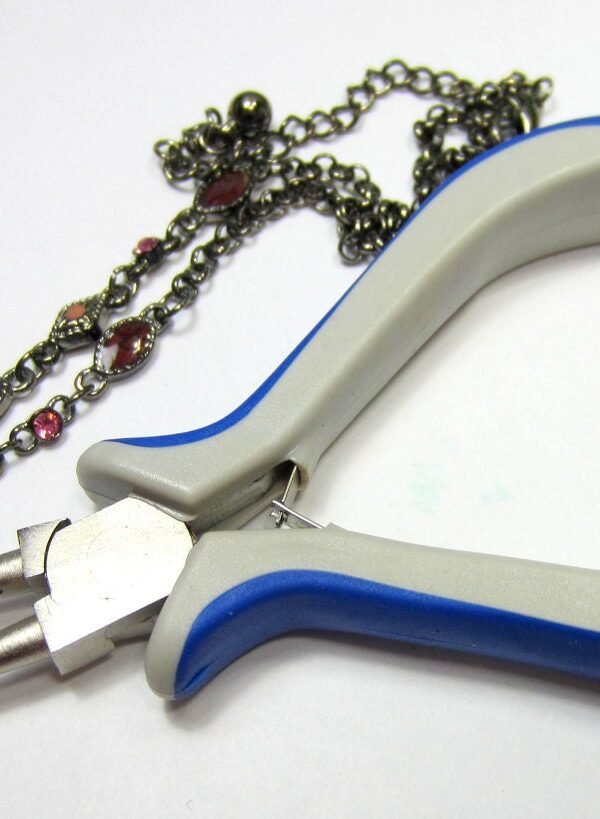 Round Nose Pliers - Spring Loaded Wire Looping & Wrapping Tool, Carbon Hardened Jewelry For Beading & Everyday Making