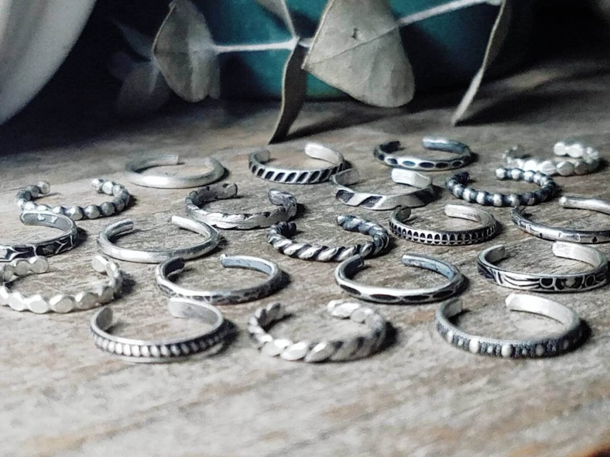 Rustic Silver Ear Cuffs, Slim Dainty Earring | Unique Singles Etched & Antiqued Sterling Huggie Wrap, Discount // Ready To Ship