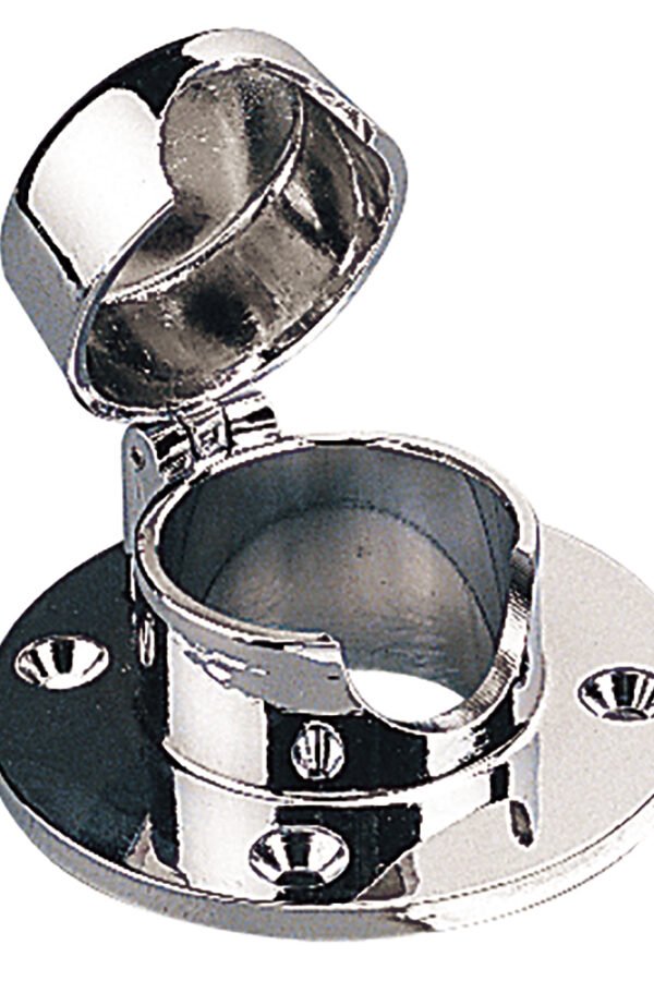 SEA-DOG 322080-1 CHROME BRASS HINGED CHAIN DECK PIPE