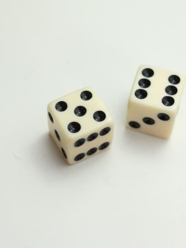 SGM Dice Control Knobs Ivory / Black