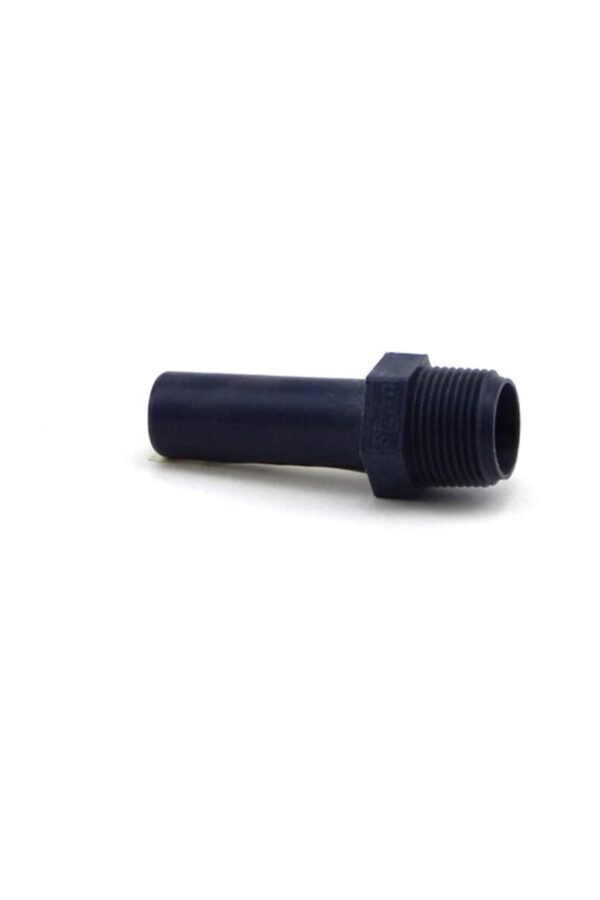 SIERRA N800-0340 Fresh Water Fitting; Marine Series; Adapter; 3/4 Inch Pipe Male Thread; Straight; Black; Nylon; Single