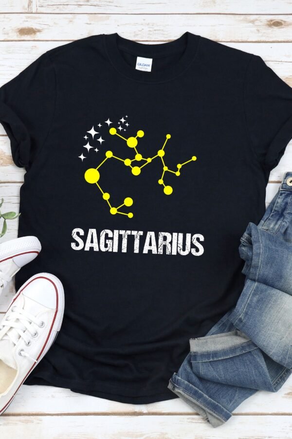 Sagittarius Shirt, Constellation, Zodiac, Astrology Zodiac Sign Tshirt Womens