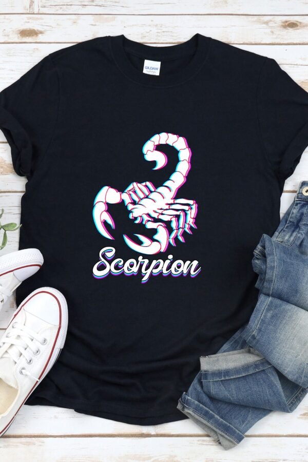 Scorpion Shirt, Scorpions Neon Shirts For Women, Aesthetic Shirt Designs, Vintage, Scorpio