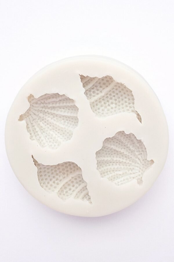 Sea Shells Mold, Beach Themed Mold, Ocean, Under The Sea Mini Chocolate Cupcake, Resin Polymer Clay Jewelry Mold