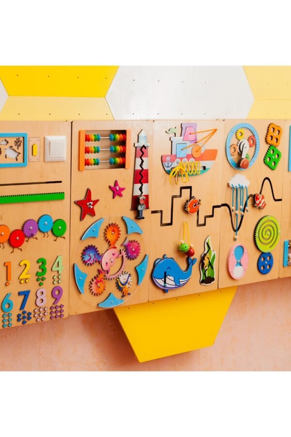 Sea Theme Sensory Wall Set Activity Busy Board With Xylophone