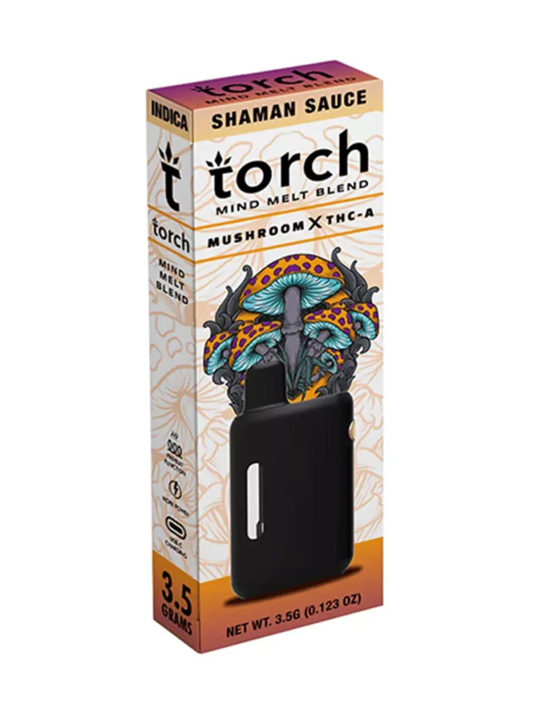 Shamman Sauce Torch Mind Melt Mushroom x THC-A Blend Vape 3.5G