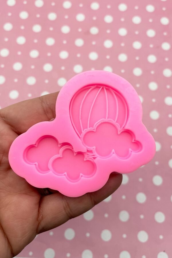 Silicone Balloon Mold Cloud, Diy Cabochon Charm Pendant Mould, Q67B