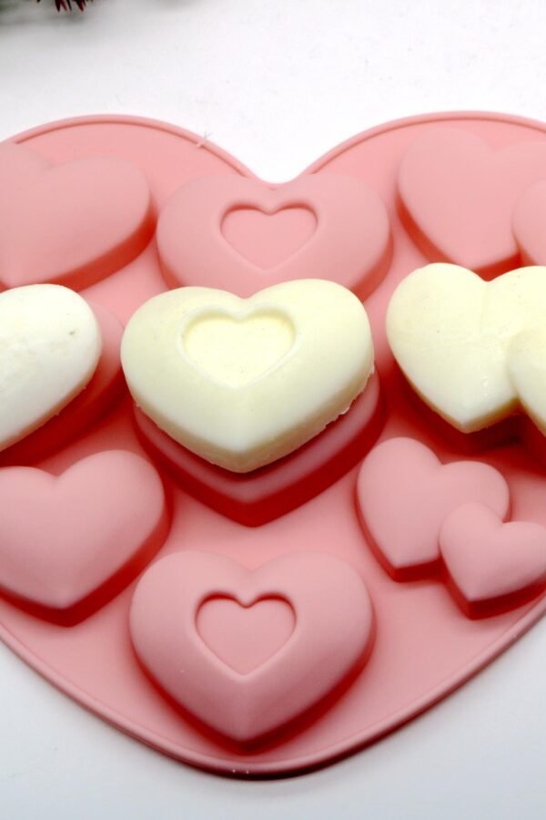Silicone Candy Mold Heart Chocolate Mint Making Tool