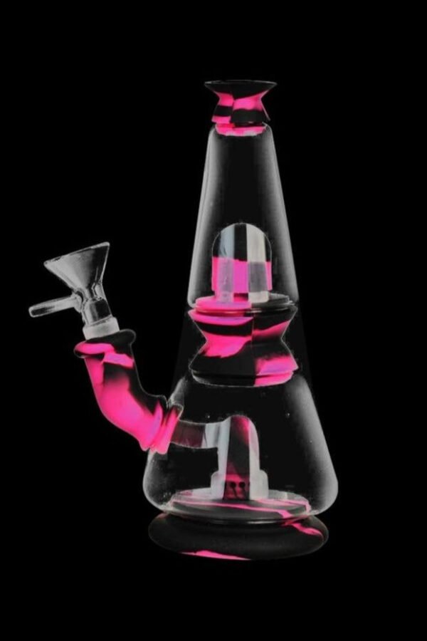 Silicone Dual Chamber Modular Glass Bong