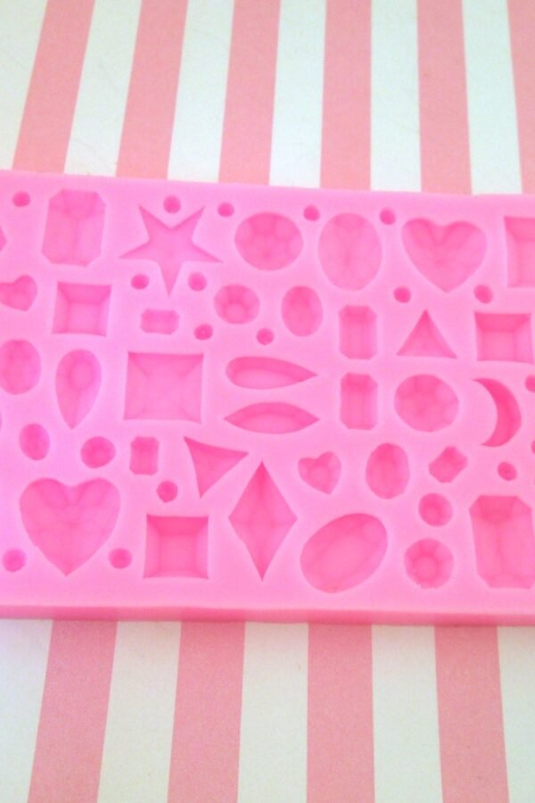 Silicone Gem Mold, Makes Over 13 Different Gem Shapes Q7A