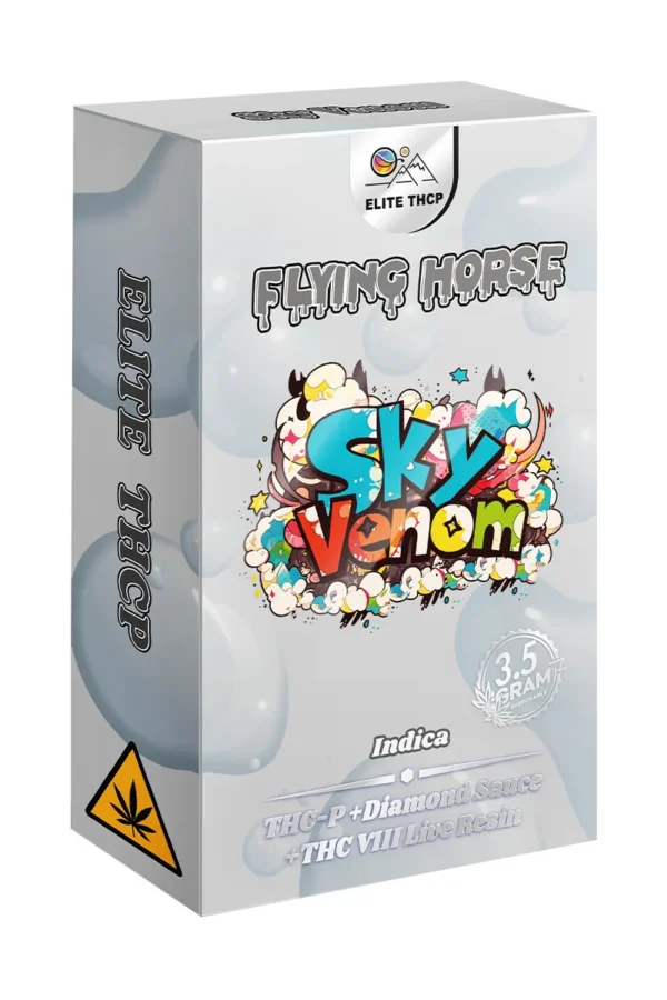 Sky Venom Flying Horse THCP+Diamond Sauce+THC VIII Live Resin Vape 3.5G