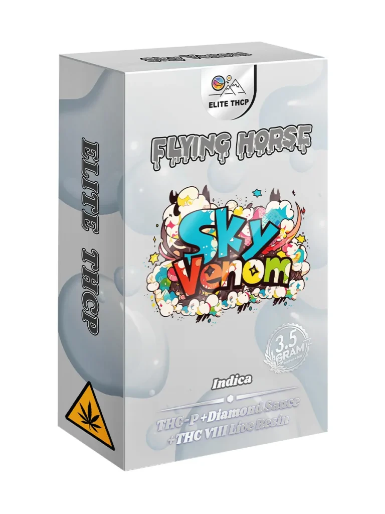 Sky Venom Flying Horse THCP+Diamond Sauce+THC VIII Live Resin Vape 3.5G