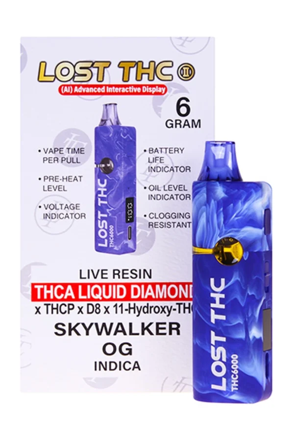 Skywalker OG Lost THC THC-A Diamond Disposable 6G