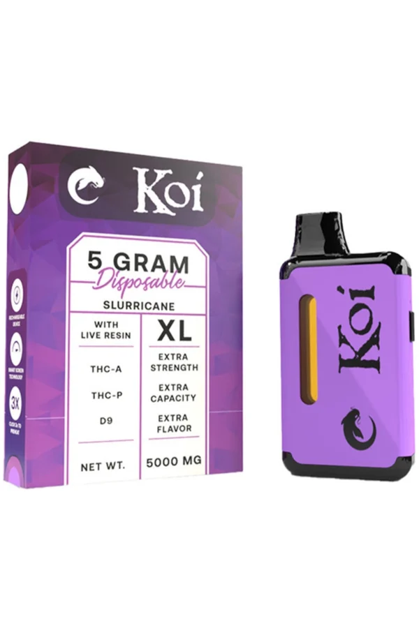 Slurricane Koi THCA + THCP + D9 Disposable 5G