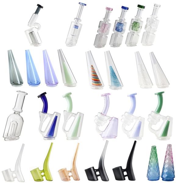 Smoking Pipes Glass Mouth Glass colorful Attachment Replacement Glass Pipes