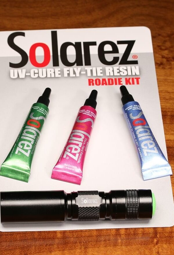 Solarez Fly Tying Roadie Kit 3 Pack With Uv Curing Light