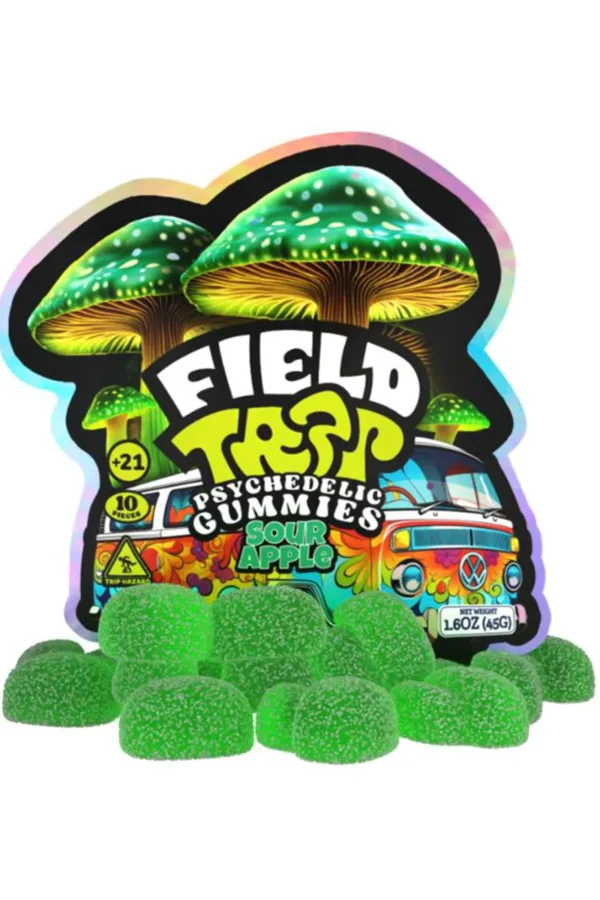 Sour Apple Field Trip Psychedelic Mushroom Gummies