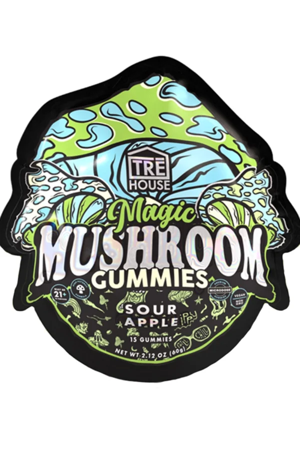 Sour Apple Tre House Magic Mushroom Gummies