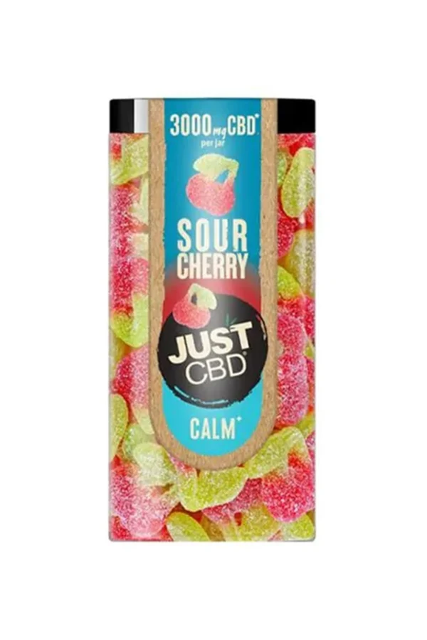 Sour Cherry Just CBD Calming Gummies 3000mg