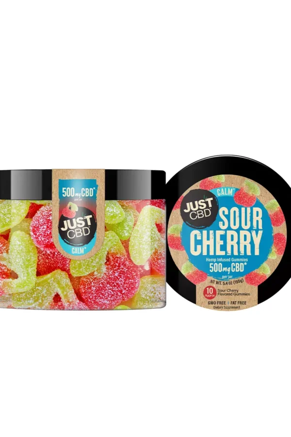 Sour Cherry Just CBD Calming Gummies 500mg