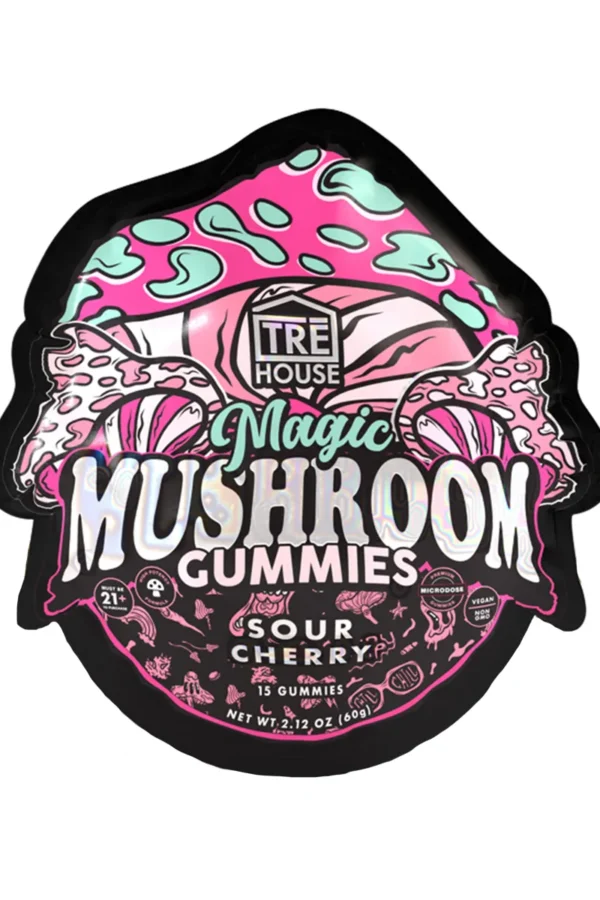 Sour Cherry Tre House Magic Mushroom Gummies