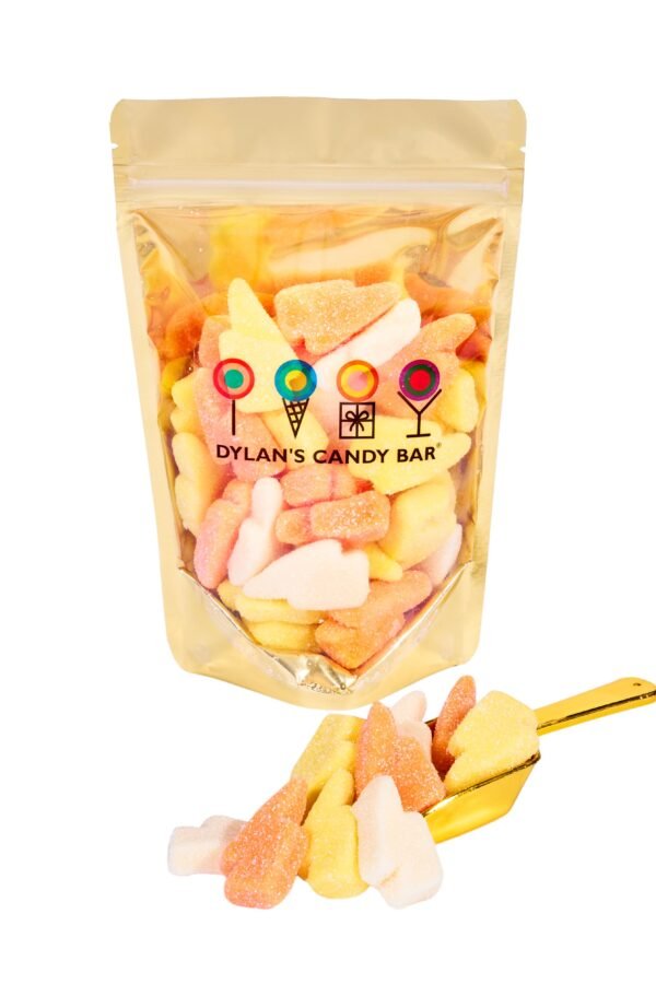 Sour Fruity Gummy Lightning Bolts Bulk Bag