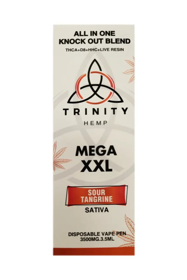 Sour Tangerine Trinity All In One Knockout Blend Mega XXL Disposable 3.5G