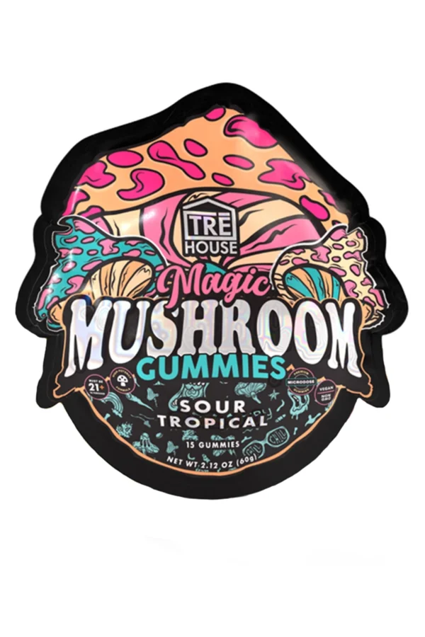 Sour Tropical Tre House Magic Mushroom Gummies