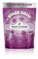 Space Gods Mega Dose Space Gummies 900mg THC + CBD - Grape Galaxy
