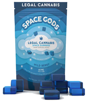 Space Gods Micro Dose Space Gummies 300mg THC + CBD - Wild Berry