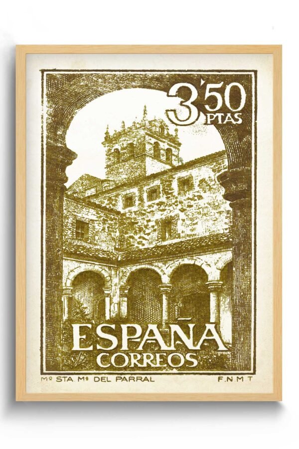 Spanish Art & Architecture Print, Illustration Print Of Rustic Wall Decor Vintage Boho Wall Art, Spain Poster Madrid Or Barcelona