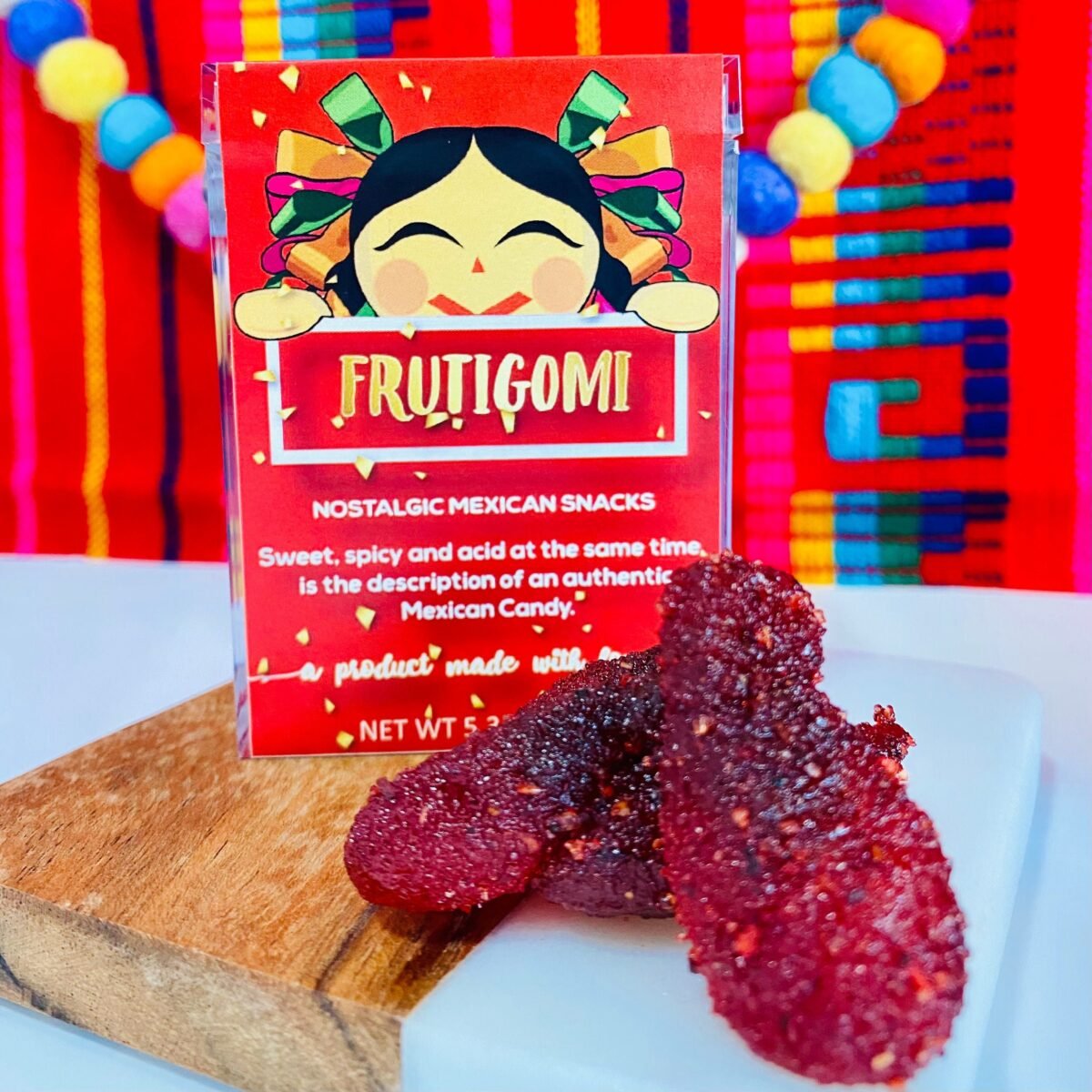 Spicy Chamoy Fruit Gummies - Authentic Mexican Candy, Gourmet Fiesta Favor | 5.3 Oz