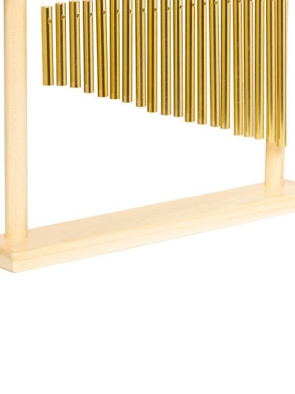 Stagg STAGG Pipe chimes single row 20 bars in wooden frame wit...