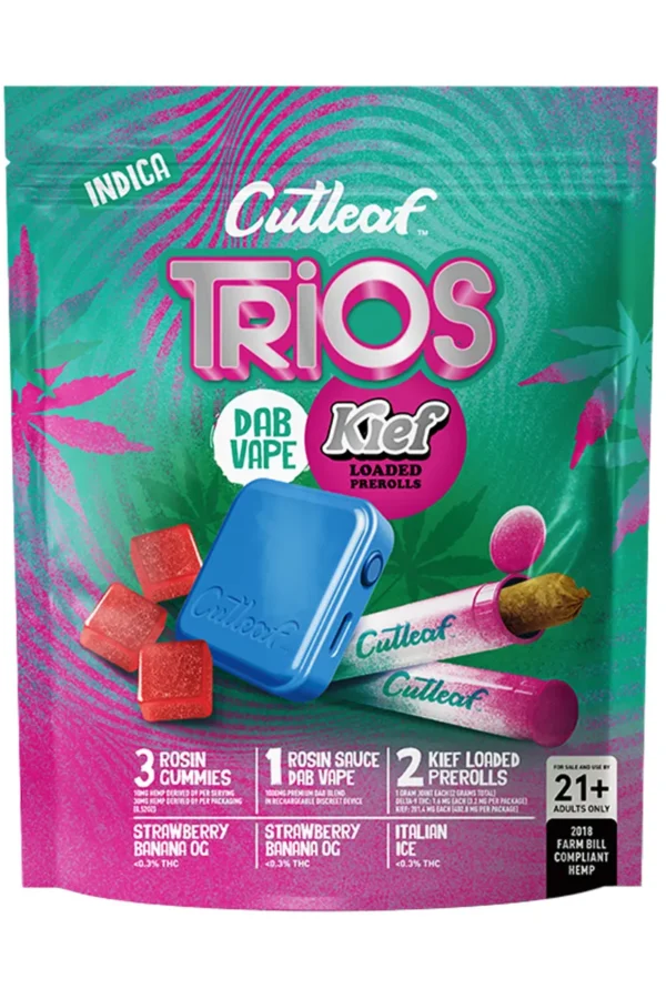 Strawberry Banana OG | Italian Ice Cutleaf Trios Kief Loaded