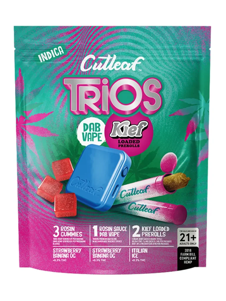 Strawberry Banana OG | Italian Ice Cutleaf Trios Kief Loaded