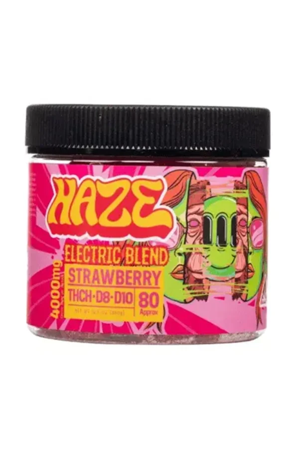 Strawberry Electric Blend Haze Gummies 4000mg