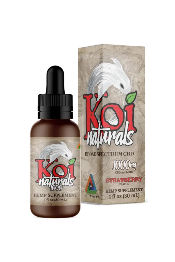 Strawberry Koi Naturals CBD Oil Tincture 30ml