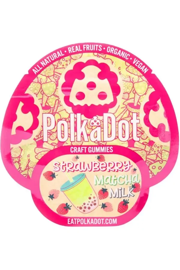 Strawberry Matcha Milk Polkadot Craft Gummies 4G
