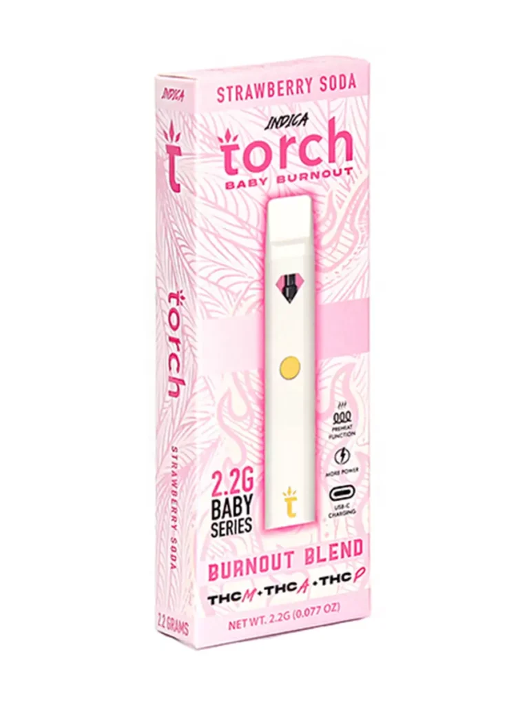 Strawberry Soda Torch Baby Burnout Blend Disposable 2.2G