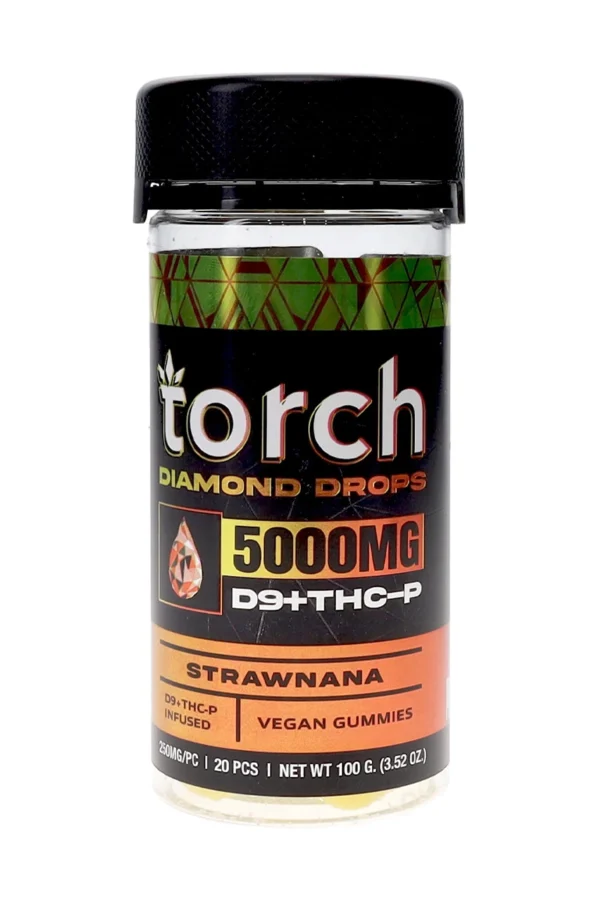 Strawnana Torch Diamond Drops Gummies 5000mg
