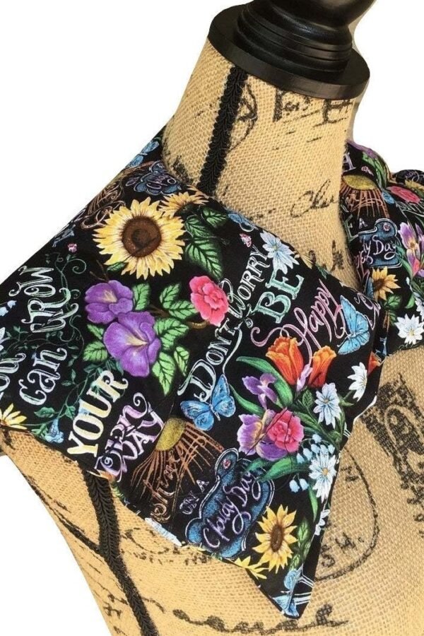 Sunflower 10 Chamber Herbal Pack Shoulder, Neck, Hot Cold Pack, Heat Wrap, Large, Organic, Flaxseed, Microwave Therapy