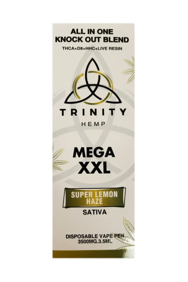 Super Lemon Haze Trinity All In One Knockout Blend Mega XXL Disposable 3.5G