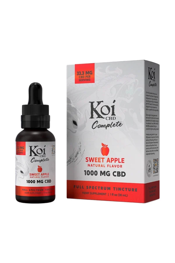 Sweet Apple Koi Complete Full Spectrum CBD Tincture 30ml