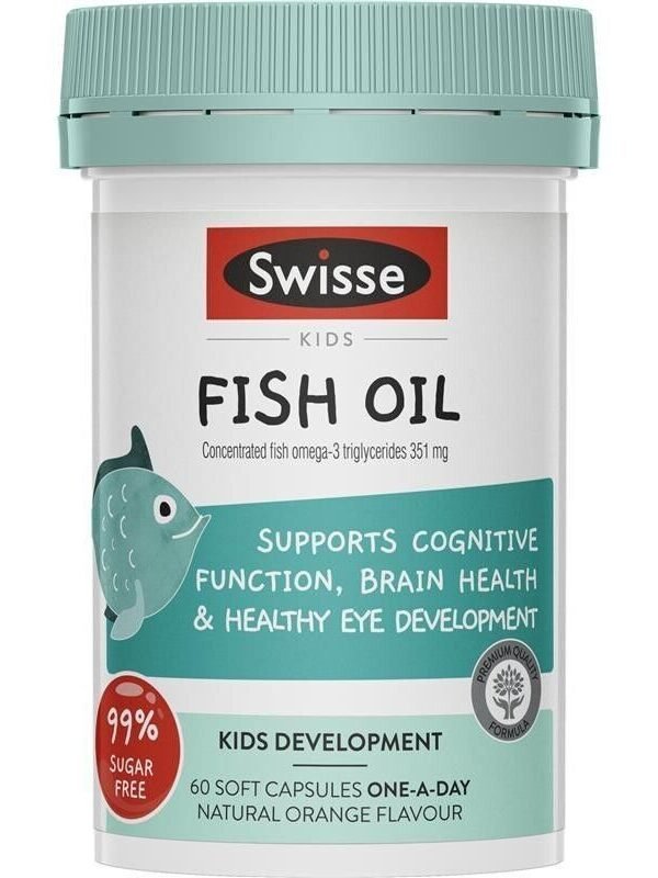 Swisse Kids Fish Oil 60 Capsules