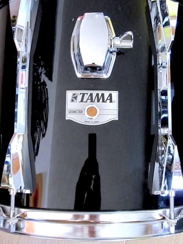 Tama Granstar 12" x 11" Tom - Vintage Jet Black Wrap