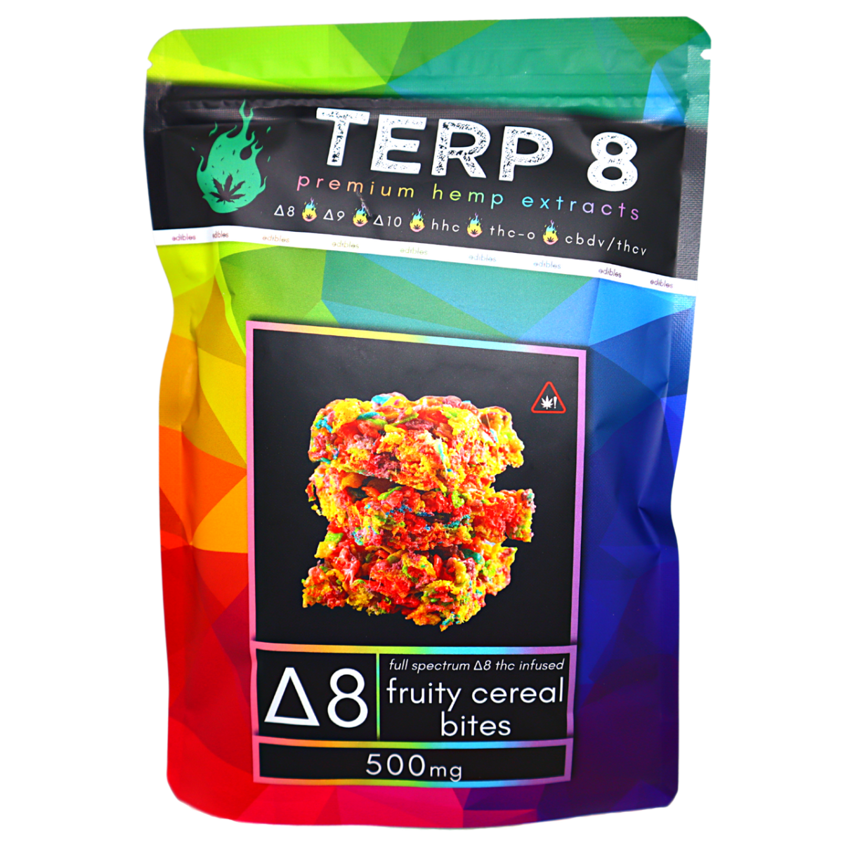 Terp 8 | Delta 8 THC Fruit Cereal Bites - 500mg