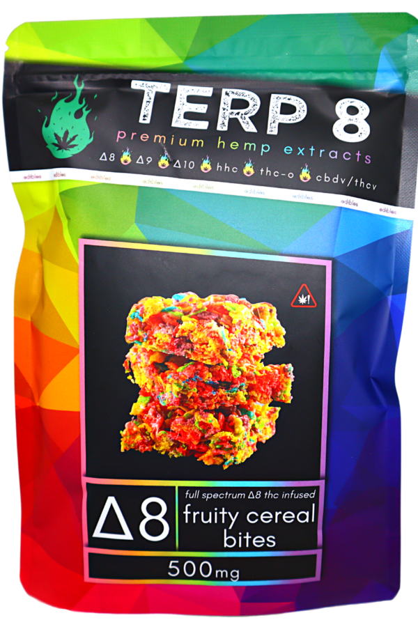 Terp 8 | Delta 8 THC Fruit Cereal Bites - 500mg